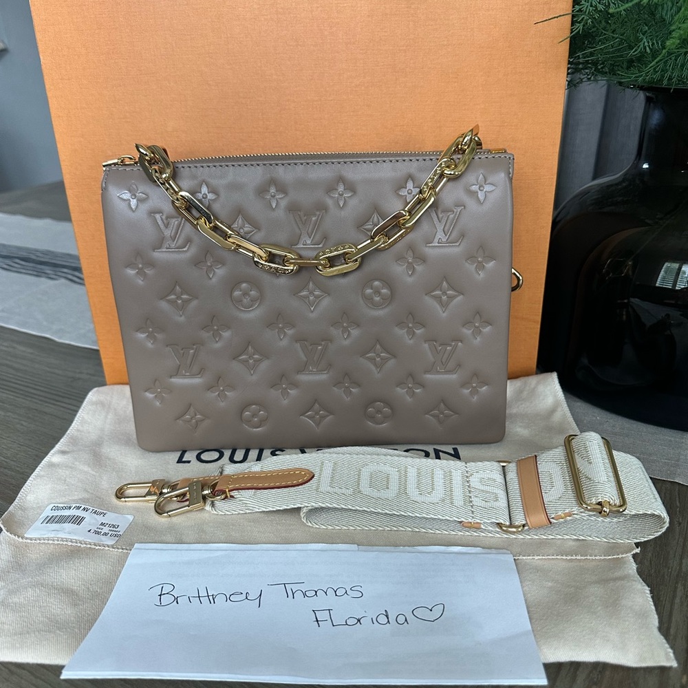 Louis Vuitton Coussin PM Taupe
